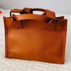 Botkier Tan Leather Shoulder Bag Minimalist Design